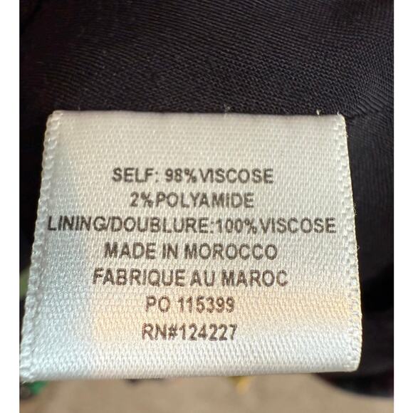 $470 NEW Misa Kora Floral Long Sleeve Maxi Dress Black Sz S - Picture 8 of 8